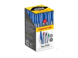 CANETA COMPACTOR ECONOMIC C/ 50 PRETA